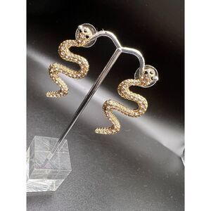 Sparkly Snake Earrings